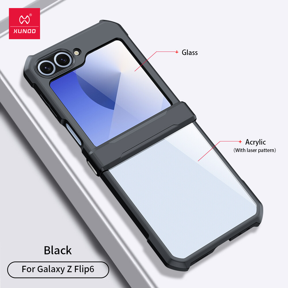 XUNDD Samsung Galaxy Z FLIP 6 Case Air-bag Shockproof Protection Case Anti Drop Anti Scratch Protective Cover