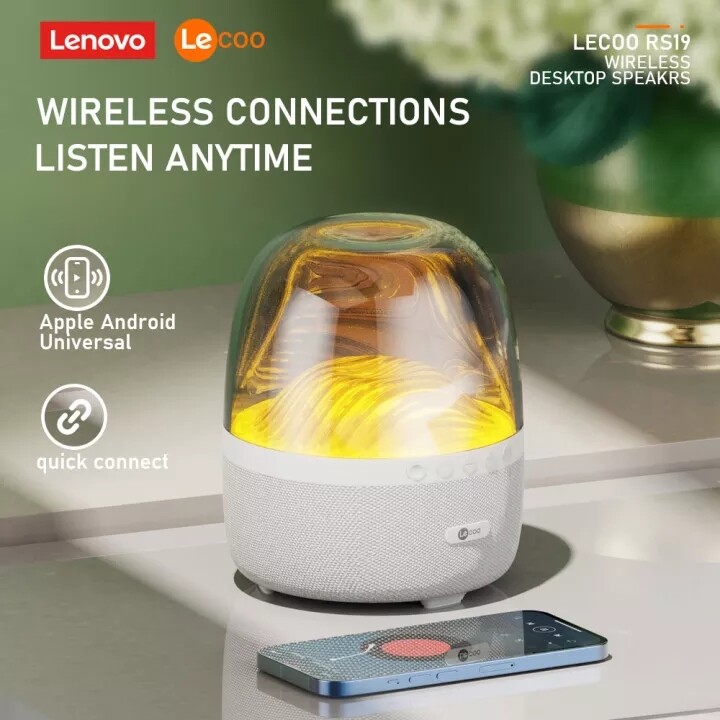 LECOO RS19 Bluetooth speaker Bluetooth Portable Speaker 3D Stereo Surround Sound Subwoofer Wireless Speaker Loudspeaker Sound Box