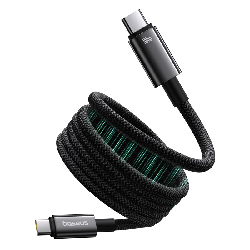 Baseus 100W USB C Magnetic Cable for iPhone 15 PD Fast Charging Data Cable For Macbook Laptop Type C Wire Cord For Samsung Xiaomi Huawei