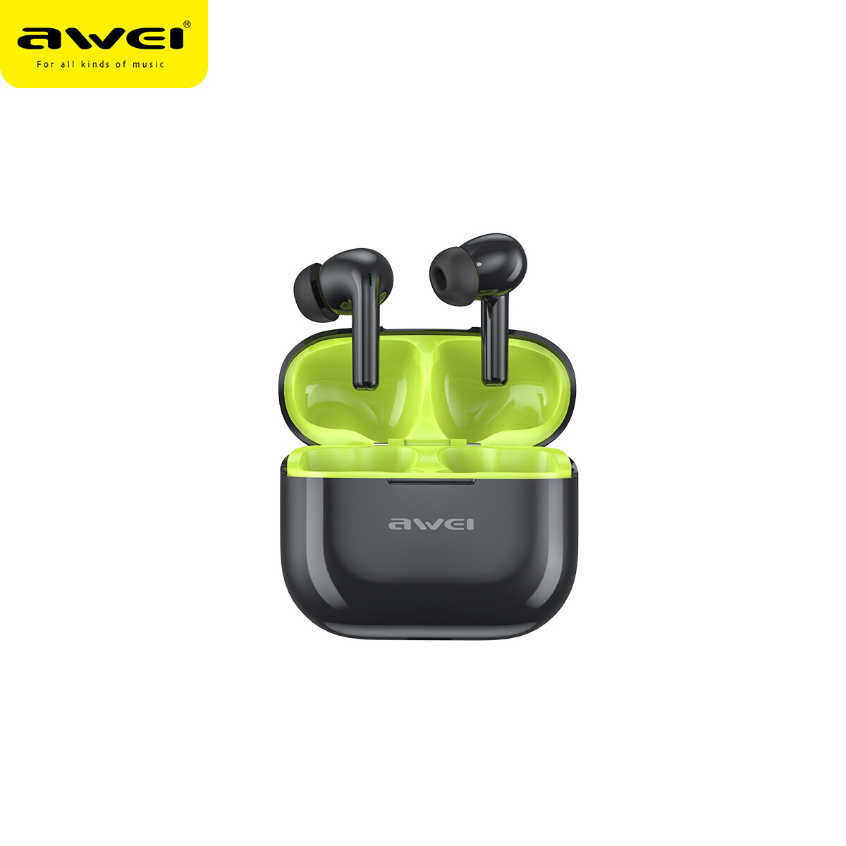Awei T1pro Original TWS Wireless bluetooth Earbuds Bluetooth 5.3 Earphone Sport HiFi Stereo earpiece speaker With Mic earphones IPX6 Waterproof in-Ear Headset Touch Control fone