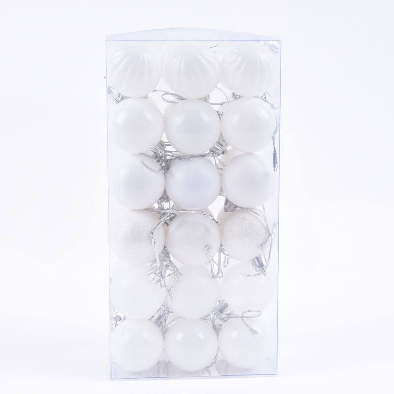 【lightingeverthing】36pcs/set Christmas Xmas Tree Balls Bauble Hanging Home Party Ornament 2021 Christmas Decoration 4cm