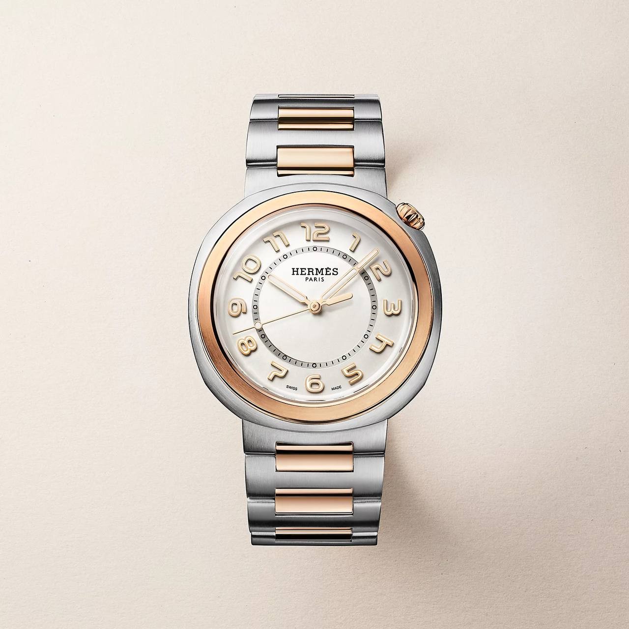 Heure H Cut watch, large model, 36 mm