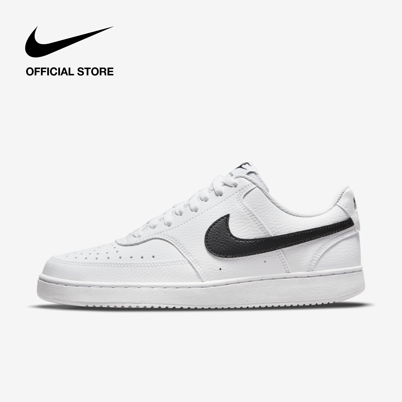 Nike Men's Court Vision Low Next Nature Shoes - White
