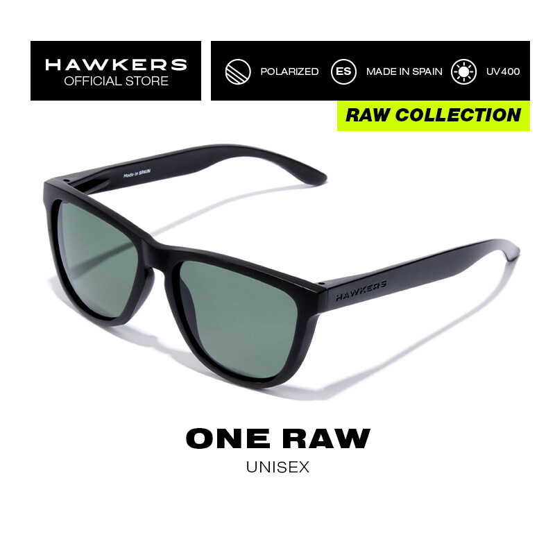 Hawkers - POLARIZED Black Alligator ONE RAW Para Hombres y Mujeres UV400