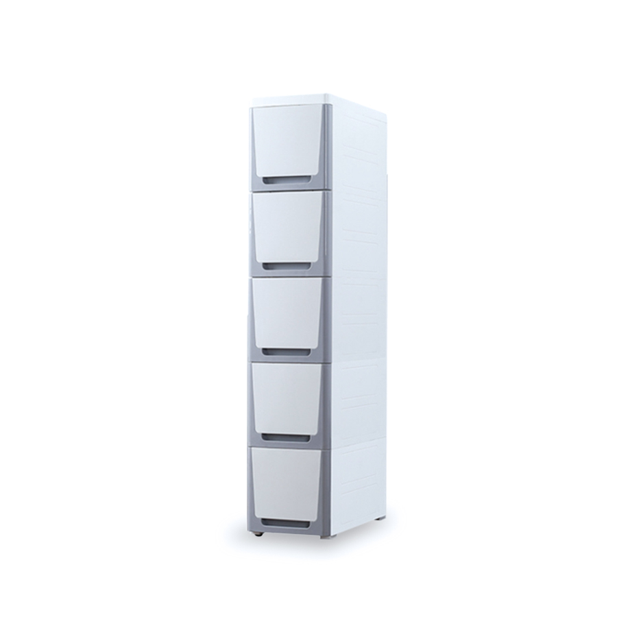 (JIJI.SG) BLANCHE Slim Storage Drawer - Cabinet PP - Multi Purpose - Home Organizer - Moveable with Wheels -Box / jt