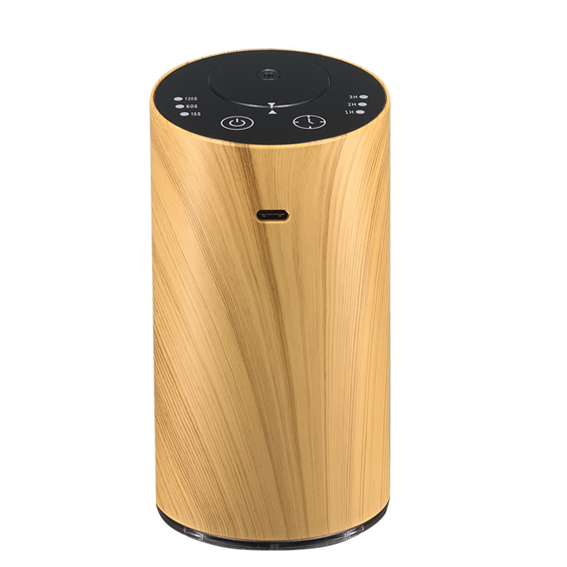 Car Diffuser Nebulizer Aluminium Rechargeable Car Humidifier for Essential Oil Fragrance Aroma Aromatherapy Diffuser for Car Home | SG LOCAL STOCK