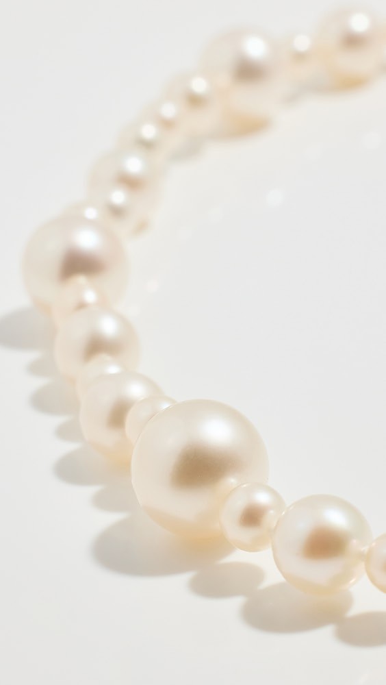 14k Bubble Pearl Strand Necklace