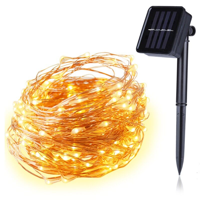 ♥Original Product+FREE Shipping♥ String Light Waterproof Fairy Lights Solar Powered Copper Wire for Christmas Garden Holi