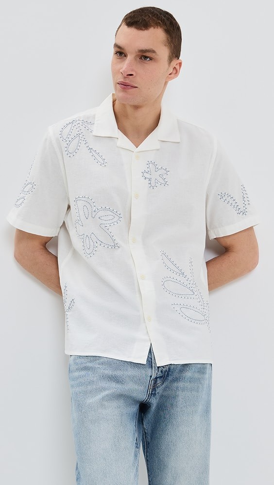 Oversized Floral Didcot Shirt