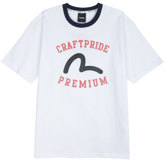 [EVISU KOREA] 100％ Authentic Hills Print Loose Fit Short-sleeve Tee