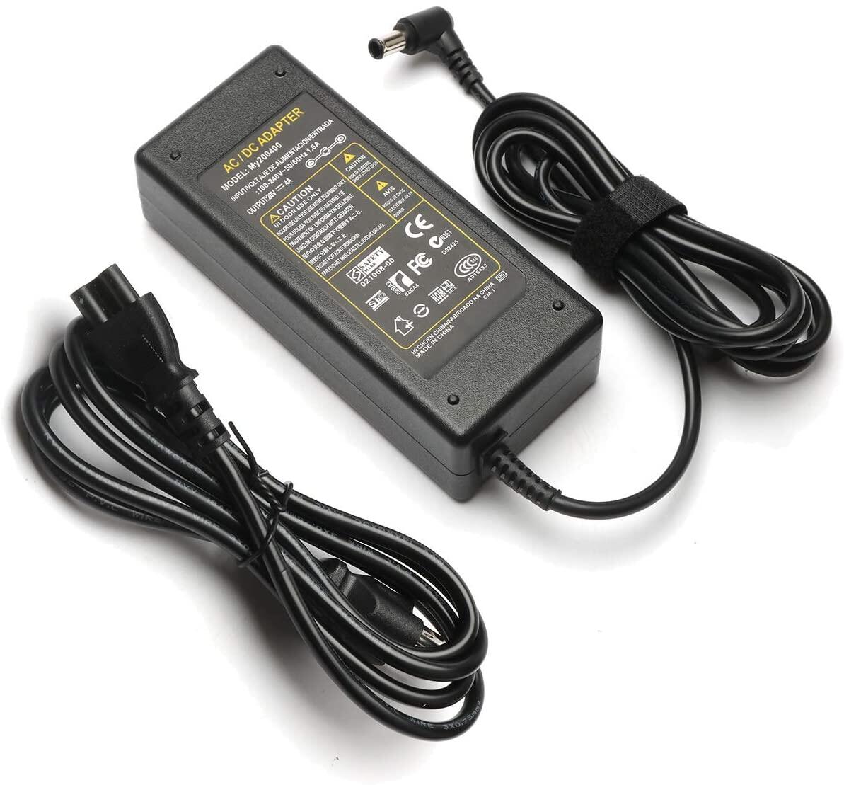 19.5V Power Supply Cord for Sony Bravia TV W600B KDL-40R510C KDL-40W600B KDL-40W600D KDL-32W600D KDL55W650D KDL48W600B KDL-32W700B KDL-48R510C KDL-40S4100 KDL-40S4100 24 32 40 42 48 Charger