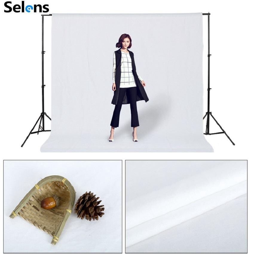 Selens Chromakey Green Screen Polyester Backdrop Photo Photography Background for Online Streaming Zoom & Twitch