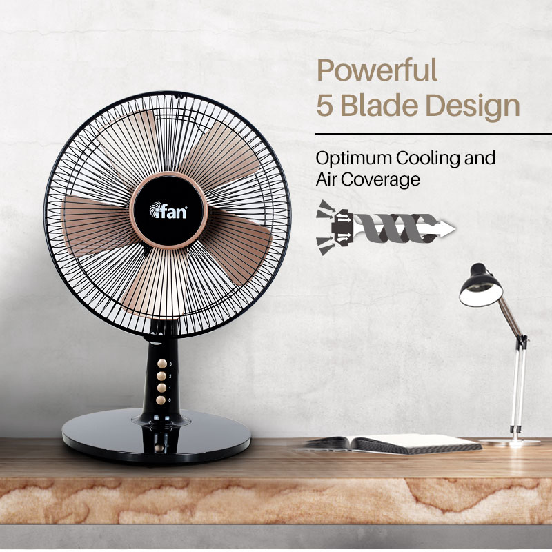 iFan Table fan, Desk fan 12 inch with Air Circulator (IF403)