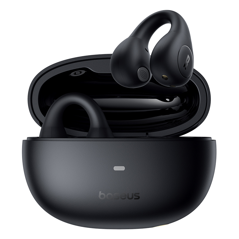 Baseus AirGo AS01 Clip On Open-Ear Bluetooth Wireless Earbuds With Dual ENC Mics Ultra-Lightweight Earphone
