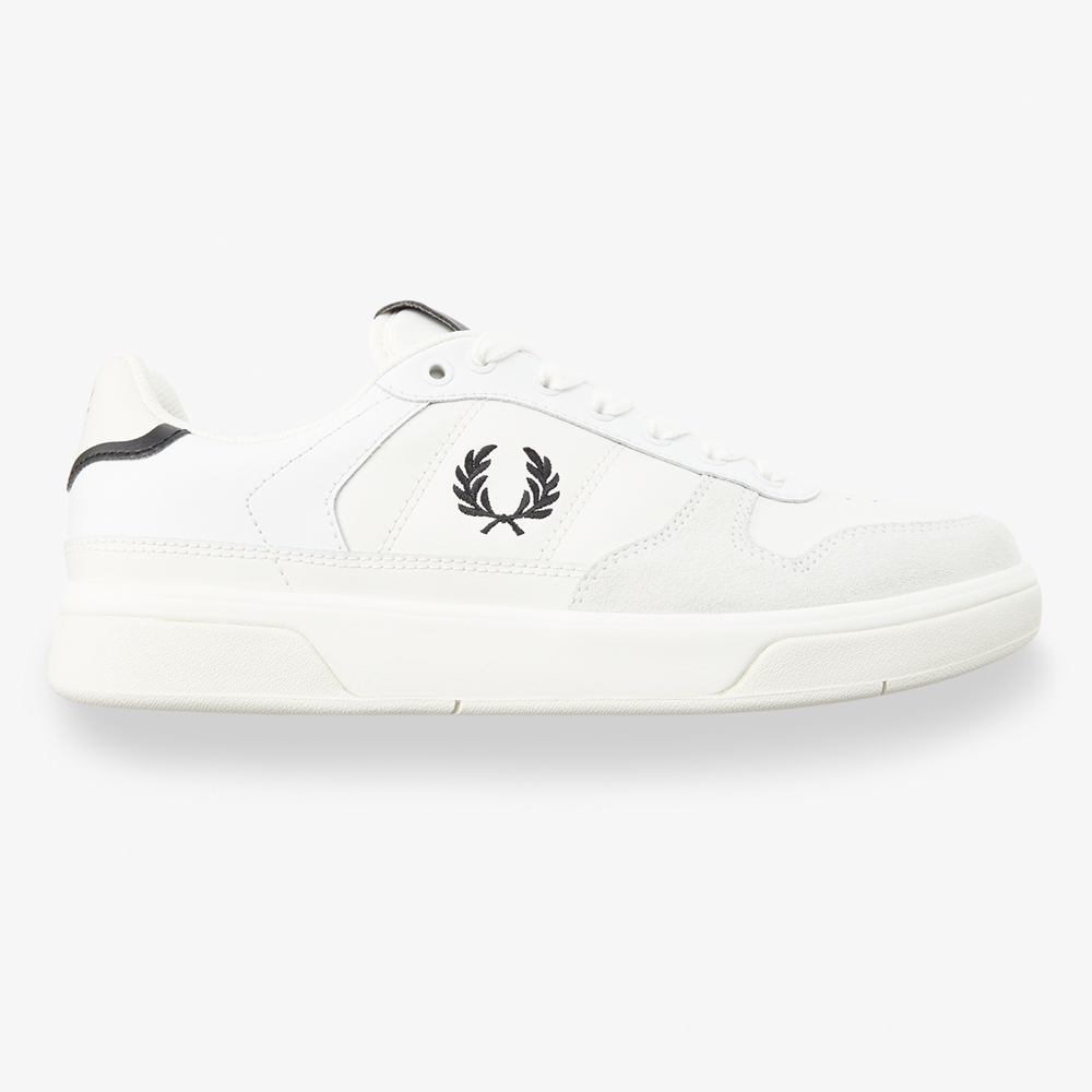 Fred Perry B1260W B300 Leather - (Snow White)