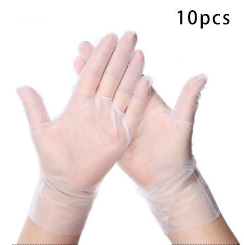 100pcs/200pcs Disposable Latex Rubber TPE Gloves Nitrile Gloves Kitchen Household Vinyl Latex Food