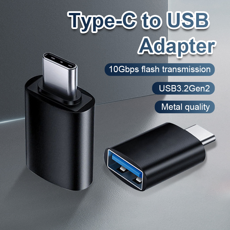 [2PCS] USB 3.0 Type C OTG Adapter Type C to USB/USB to Type C Converter 10Gbps Data Transmission for Macbook Huawei Samsung