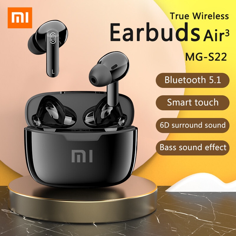 ? ãReadystockã + FREE Shipping ? Xiaomi TWS 5.3 Bluetooth Earphones Active Noise Cancelling E17 ANC Wireless Mijia Headphones HiFI Stereo Sound Headset Earbuds