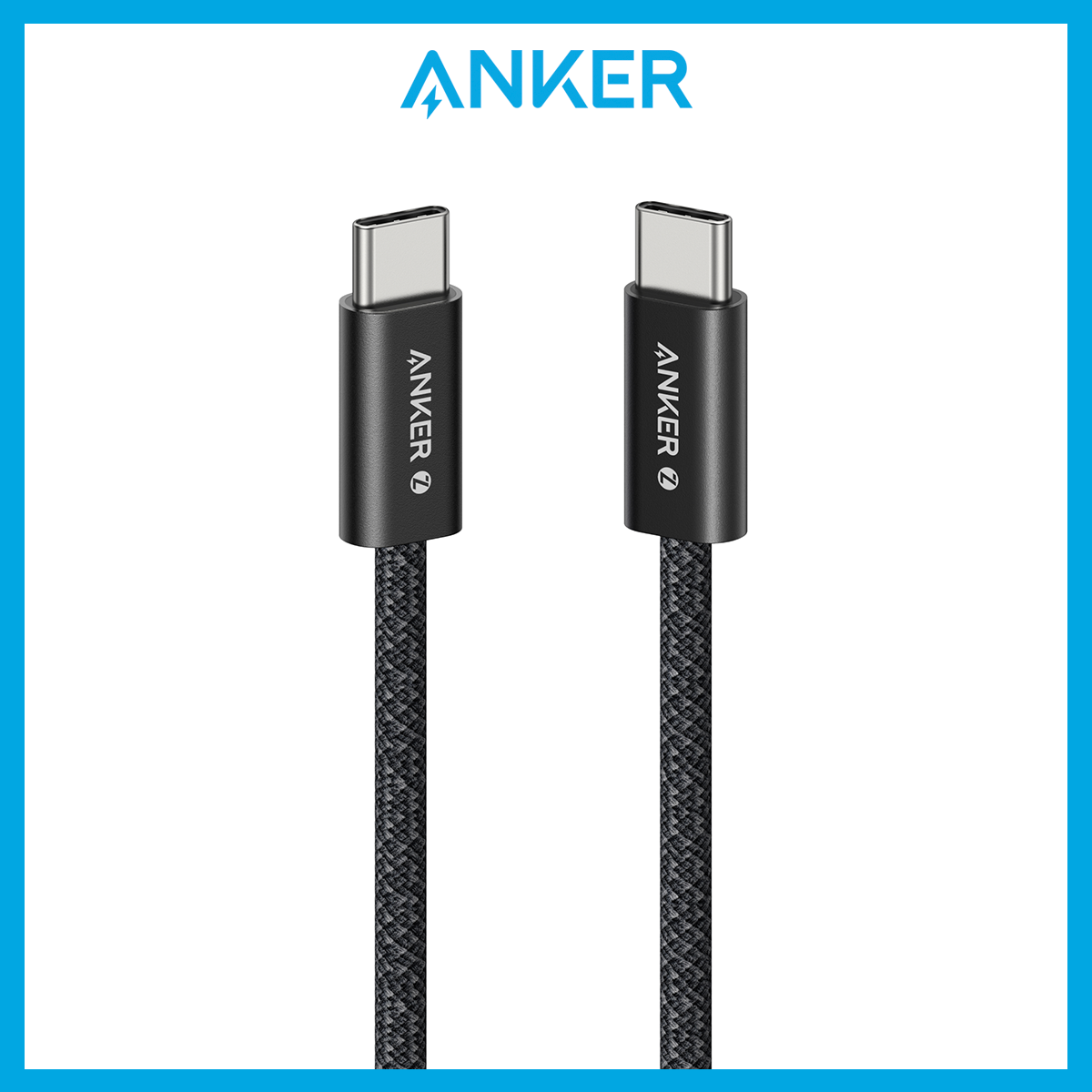 Anker Zolo USB C to USB C Cable (3ft/6ft) 240W Braided Dirt-Free Fast Charging Cable Type C for iPhone 16, MacBook A8060
