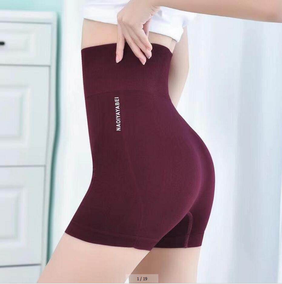 2022 Slim Fit Sports Shorts for Women Yoga Fitness Running High Waist Short Pants Women Quick Dry Tummy Control Sports Shorts Elastic Pants Women Sportwear Dance Hotpants Wanita กางเกงขาสั้น