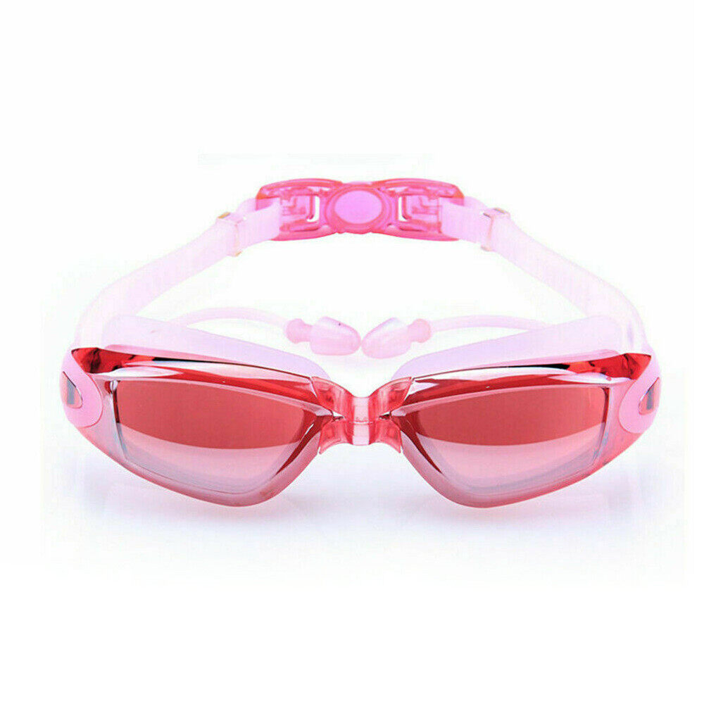 【akula store】Swimming Goggles for Men Women Adult Kids Diving Googles Anti Fog Silver