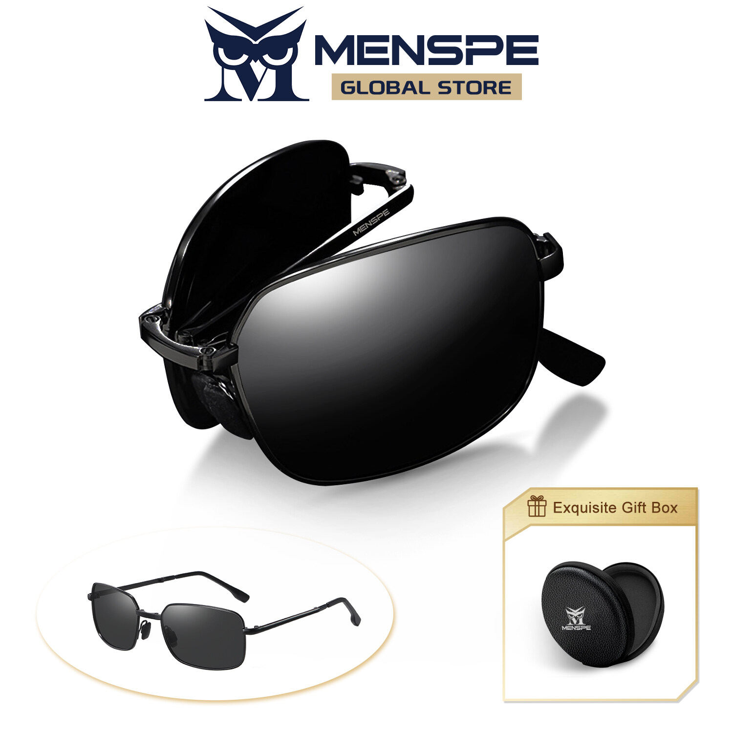 MENSPE sun glasses for men style Men Women Sunglasses Foldable Lenses Sunglasses Driving Sunglasses Sport Sunglasses Outdoor Sport Riding Cycling Sunglasses Activities Eyewear Driving Fishing Eyewear