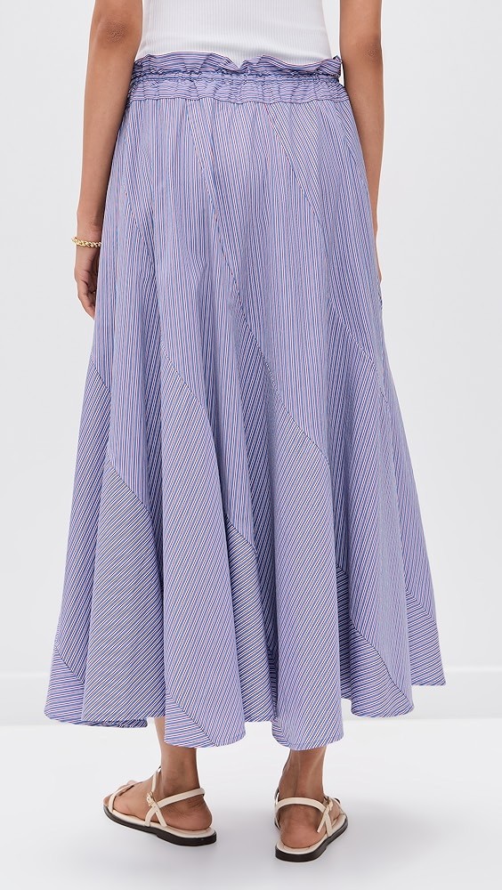 Stripe Circle Skirt