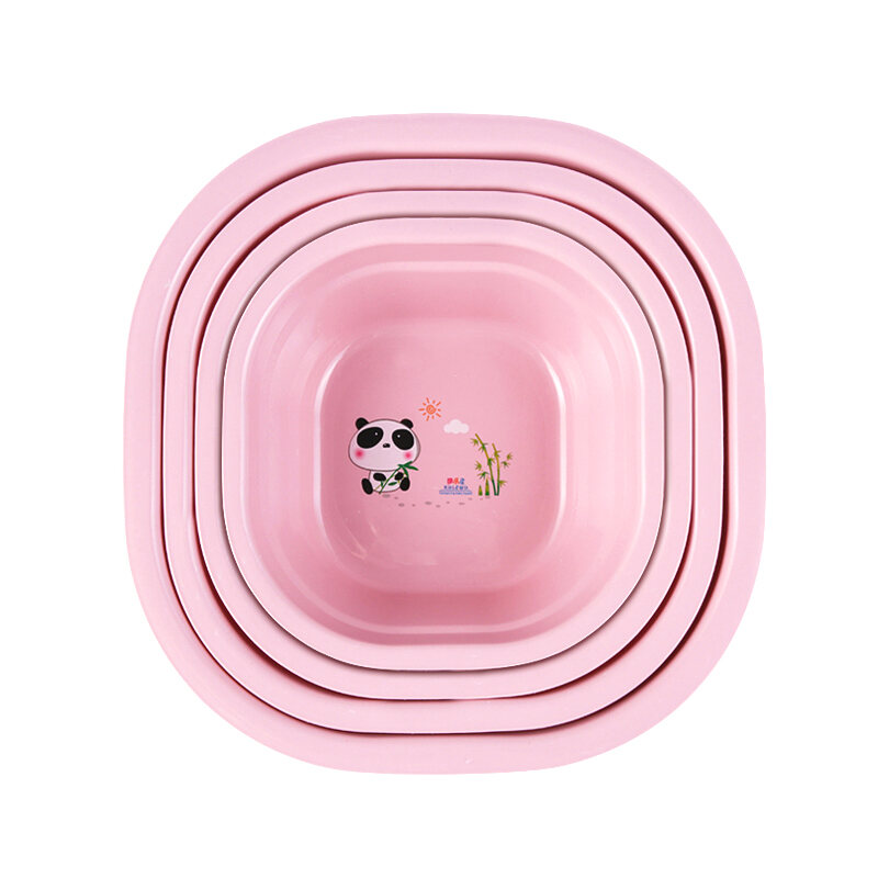 Baby Washbasin 4 Pack Newborn Supplies Butt-Washing Plastic Pp Basin Children's Household Baby Small Basin