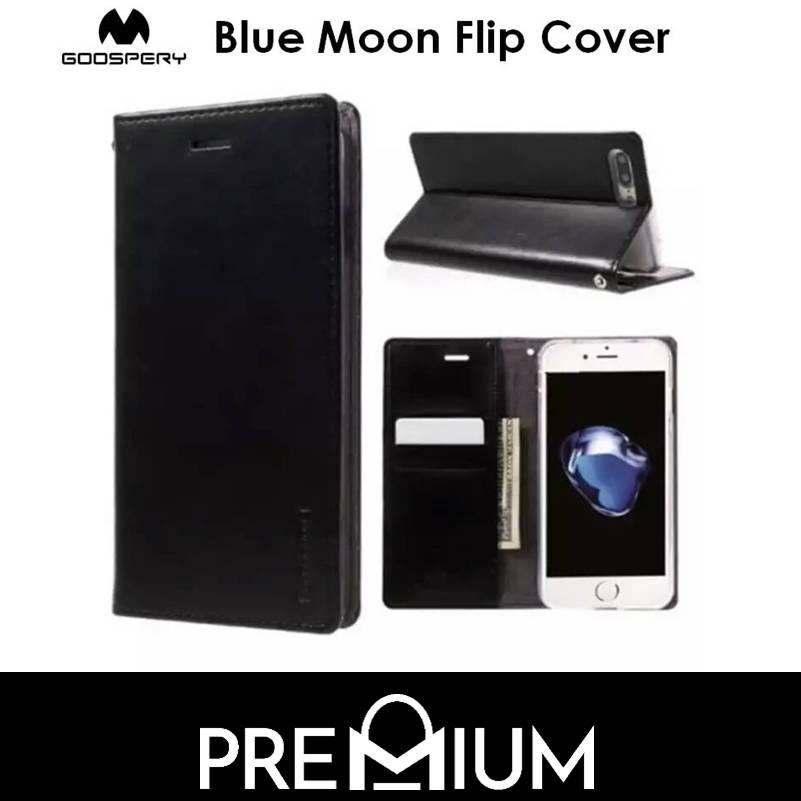 MTech Protection Goospery Blue Moon Flip Phone Cover Shock Proof Case Shockproof Cases Casing Card Slot Holder For Samsung Galaxy S22 S22 S21 Ultra Plus S21 FE