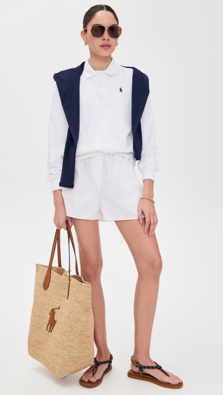 Polo Collar Sweatshirt