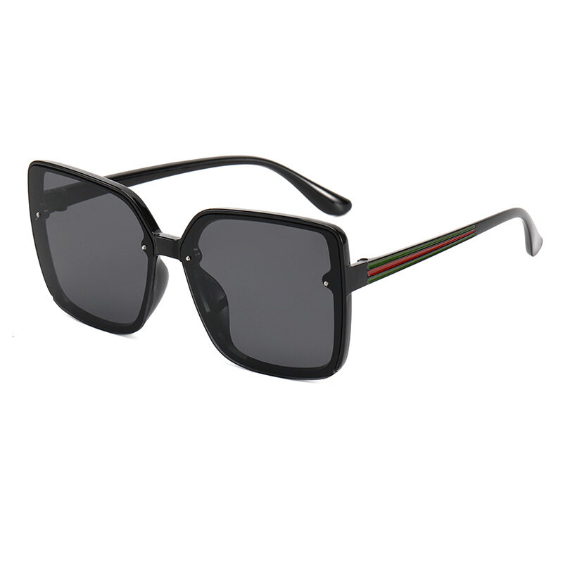 2022 new Korean fashion large frame sunglasses copy piece box rice nail sunglasses vegan retro sun glasses