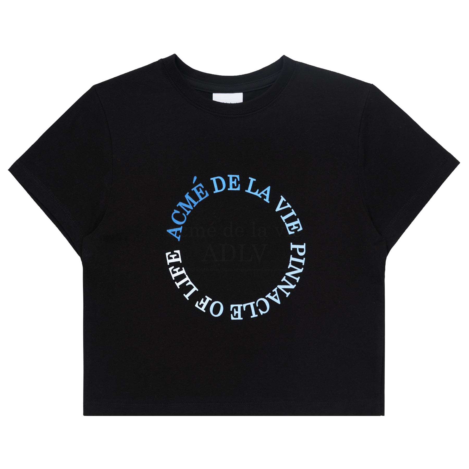[acme de la vie] 100％ Authentic CIRCLE LOGO ARTWORK CROP TOP SHORT SLEEVE T-SHIRT ADLV