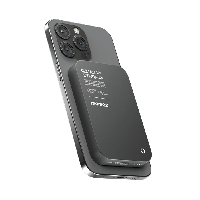 Momax [IP117] Q.MAG X1 10,000mAh 15W Magnetic Wireless Powerbank
