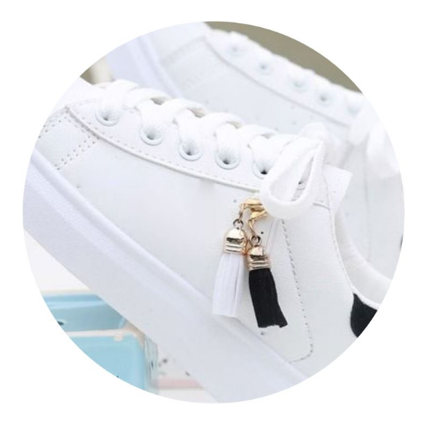 K-K New and Fashion Women's Sneakers Casual Sport Shoes Skateboard Shoes Lady's Platform Flat Shoes Fashion Solid Color White Shoes for Women