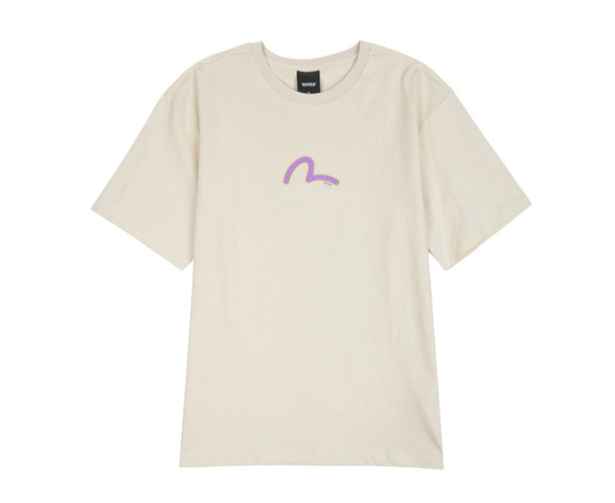 [EVISU KOREA] 100％ Authentic Hills metal loose fit Short-sleeve T-shirt