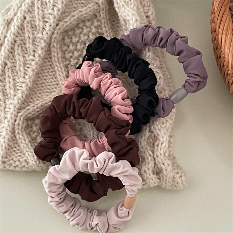 [SG | Smooth & Tight] 5pc Morandi Color French Style 6.5cm Small Hair Scrunchies Hair Tie Hair Band, Dress Up