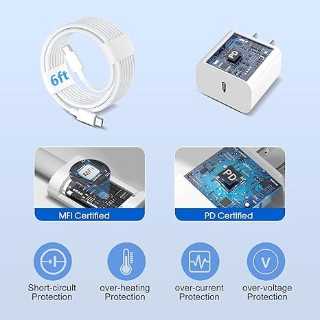 USB-C Charger for iPad Pro Supports Fast Charging
