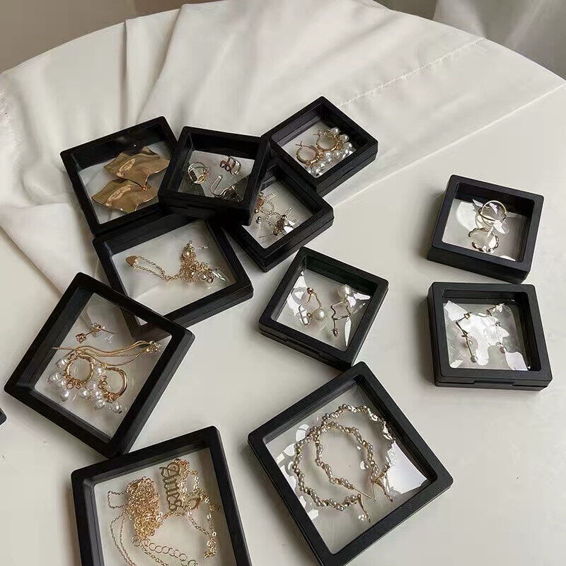 Maidu Jewelry New Storage Boxs Transparent Accessories Display Box Exquisite Packaging